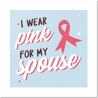 Breast Cancer Support Pink Ribbon Posters and Art